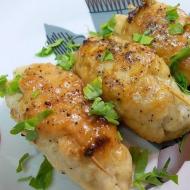 Rollitos de pollo con champiñones: una receta paso a paso con fotos.