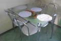 Dining glass table sa mga indibidwal na proyekto Salamin para sa isang table sa ilalim ng order