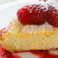 Simpleng cottage cheese casserole